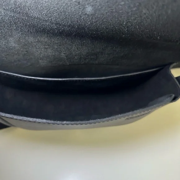 BLACK LEATHER SADDLE HORSE BIT SHOULDER/CROSSBODY BAG - Picture 5 of 7